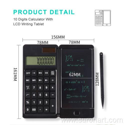 10 Digit Calculator with Writing Pad